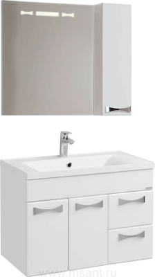 Мебель для ванной AQUATON Диор 80 белая
