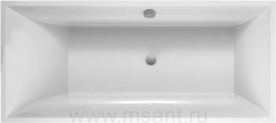 Акриловая ванна Villeroy & Boch Squaro UBQ180SQR2V-01 180x80, альпийский белый