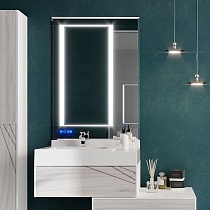 Мебель для ванной AQUATON Сакура 80 L, ольха наварра, белая