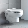Унитаз подвесной Duravit DuraStyle 45620900A1 безободковый в комплекте крышка с миролифтом