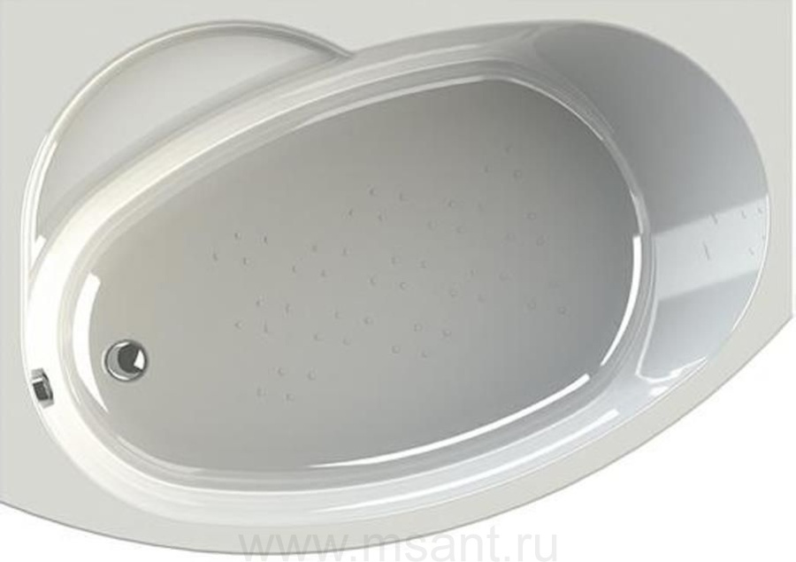 Акриловая ванна Vanessa (Radomir) Монти 150х105 L, с опорной рамой