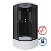 Душевая кабина Niagara Classic NG-6508-14 (90х90х215) высокий поддон(40см),черный,стекло тонированное