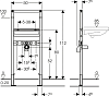 Система инсталляции для раковин Geberit Duofix 111.434.00.1