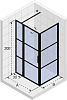 Душевой уголок Riho Grid GB203 120х80 см