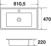 Мебель для ванной ASB-Woodline Римини Nuovo 80 антикварный орех
