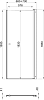Душевая дверь в нишу Triton Уно Щ0000036860 70 см
