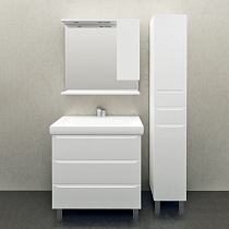 Мебель для ванной 1MarKa Кода 80Н белый глянец