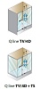 Душевая дверь в нишу Kolpa San Q-line TV/4D 140