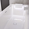 Акриловая ванна Riho Still Square 180x80 два подголовника