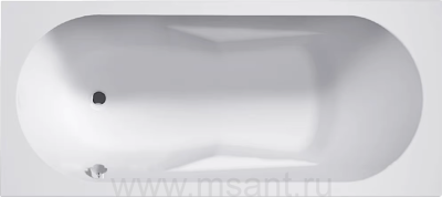 Акриловая ванна Riho Bathtubs Lazy 170х75 L