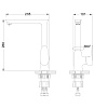 Смеситель Lemark Nero LM0205C для кухонной мойки