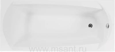 Акриловая ванна Vagnerplast Ebony 160x75 ультра белый