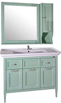 Мебель для ванной ASB-Woodline Гранда 105 зеленая