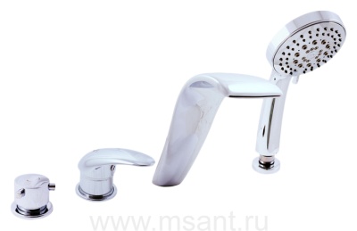 Смеситель Rav Slezak Dunaj D461.5P на борт ванны