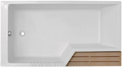 Акриловая ванна Jacob Delafon Bain-Douche Neo E6D119L-00 150x90 L