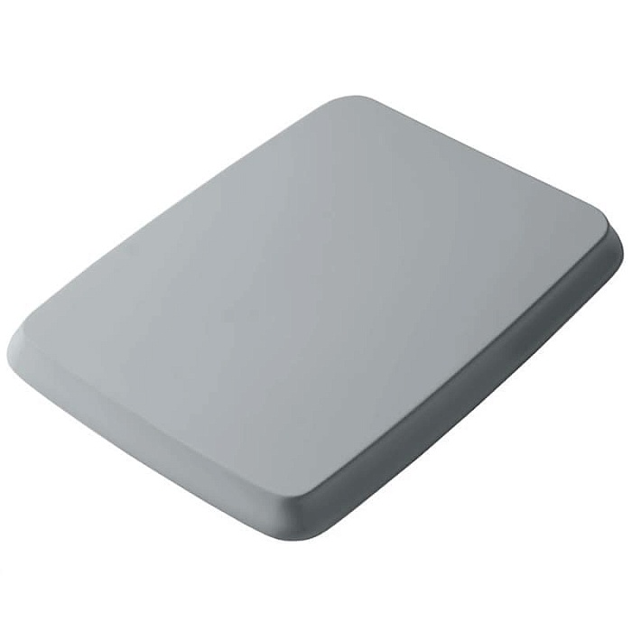 Крышка с сиденьем для унитаза Artceram Civitas с микролифтом, цвет серый/хром.