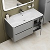 Тумба с умывальником, подвесная, 100 см, светло-серый, Edifice, IDDIS, EDI10L0i95K подходит умыв. 0101000i28