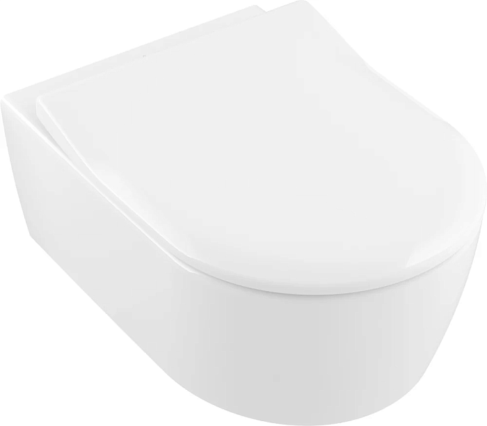 Унитаз подвесной Villeroy & Boch Avento 5656RS01 альпийский белый, безободковый