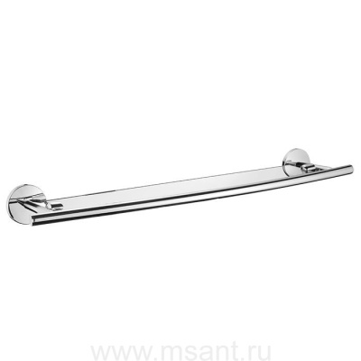Полка стеклянная с бортиком, стекло, сплав металлов, Cadiss Milardo, CADSMG0M44