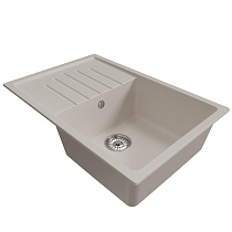 Мойкa MIXLINE ML-GM19 с крылом, белая (331), 750*500*200мм