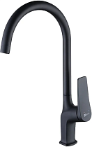 Смеситель для кухни Lemark Bronx LM3705BL черный