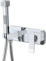 Гигиенический душ Lemark Contest LM5819CW со смесителем, С ВНУТРЕННЕЙ ЧАСТЬЮ