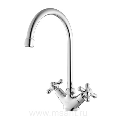 Смеситель IDDIS Jeals 59000T4C+W04 для кухонной мойки