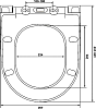 Унитаз подвесной Berges Mascon Rimless 082128 с микролифтом