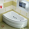 Акриловая ванна BAS Алегра 150х90 L на каркасе