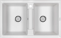 Мойка кухонная Paulmark PM238150-WH белая