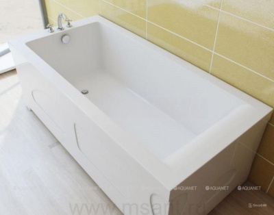 Ванна из искусственного мрамора Aquanet Bright Stone 180x70