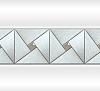 Фронтальная панель с декоративной вставкой Swarovski и вставками Арт-мозаика Radomir Сорренто 3 130x130