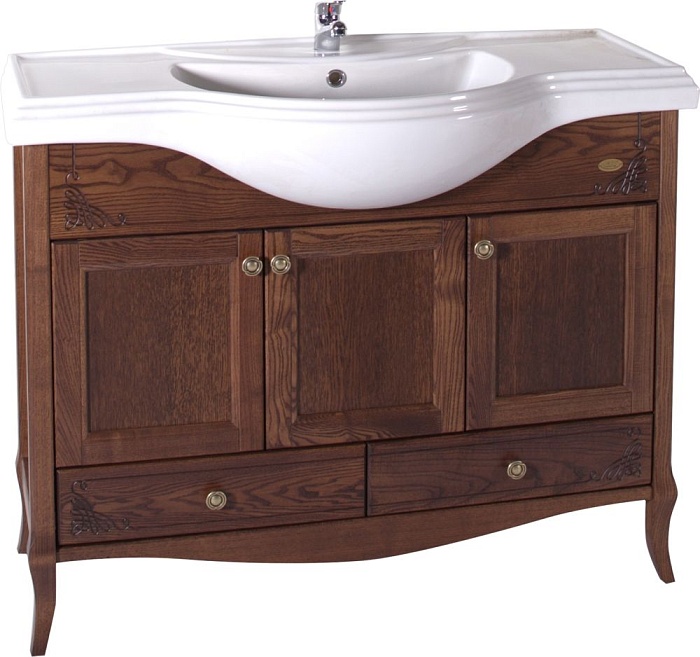 Тумба ASB-Woodline Салерно 105 орех антикварный