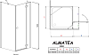 Душевой уголок Radaway Almatea KDJ 100x90 прозрачное стекло R