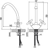 Смеситель Lemark Standard LM2104C для кухонной мойки