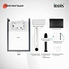 Комплект 2 в 1: Бачок скрытого монтажа и клавиша смыва, Optima Home, IDDIS, OPH0MBCi32K