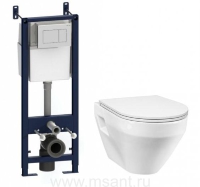 Комплект унитаз с инсталляцией AM.PM Spirit IS301.701738 