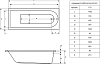 Акриловая ванна Excellent Actima Aurum Hydro WAAC.AUR15HYDRO 150x70