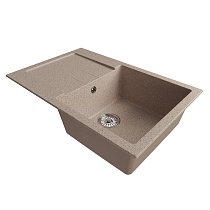 Мойкa MIXLINE ML-GM31 с крылом, песочная (302), 770*500*190мм