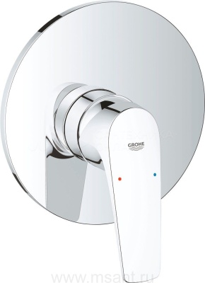Смеситель Grohe BauFlow 29112000 С ВНУТРЕННЕЙ ЧАСТЬЮ для душа, хром
