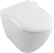 Унитаз приставной Villeroy & Boch Subway 2.0 5602R0R1 alpin CeramicPlus