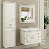 Тумба Comforty Феррара 80, подвесная, белая с раковиной 50180