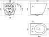 Унитаз подвесной BelBagno Sfera-r BB513CH