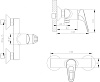 Смеситель для душа Bravat F948162C-01