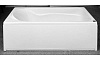 Акриловая ванна BAS Мальта 170x75 на каркасе