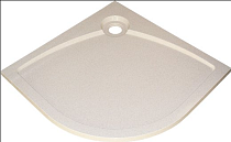 Поддон для душа GuteWetter Deluxe 80x80x2 R бежевый