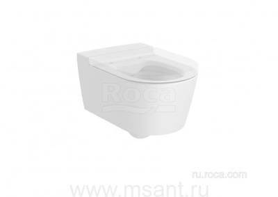 Чаша Roca Inspira Round подвесная 560, Rimless, белый матовый 346527620