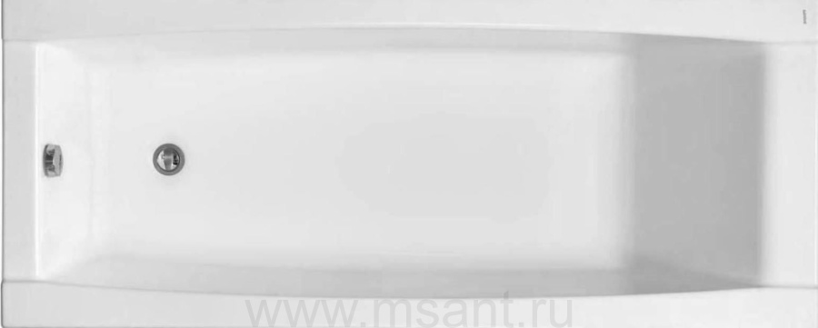 Акриловая ванна Santek Санторини 150х70