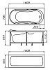 Акриловая ванна Marka One (1MarKa) Vita 160х70