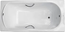 Чугунная ванна Roca Haiti 2332G000R 150х80см, с отверстиями для ручек